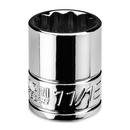 Capri Tools 3/8 in Drive 11/16 in 12-Point SAE Shallow Socket CP16355